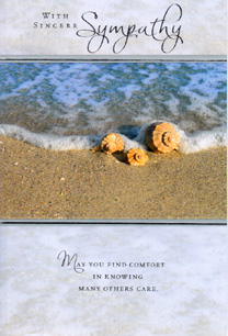 Symphathy Open Card-