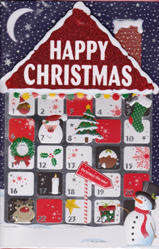 Christmas  Open Card-