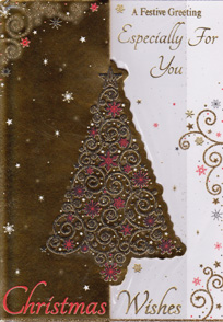 Christmas  Open Card-