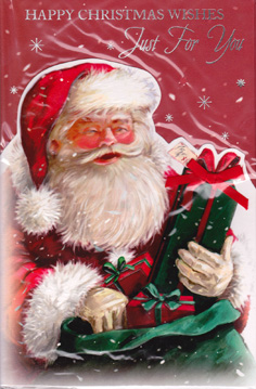 Christmas  Open Card-