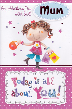 Mothers Day Mum Mother Card-