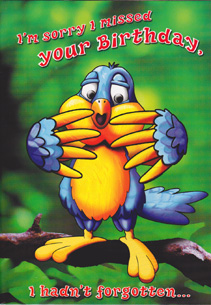 Birthday Belated Card-
