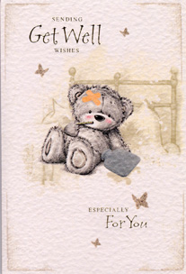 Get Well Open Card-