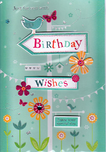 Birthday Open Card-