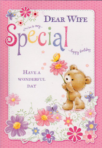 Birthday Wife Card-