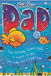 Birthday Dad Father Card-