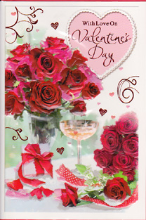 Valentine Open Card-