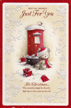 Christmas  Open Card-