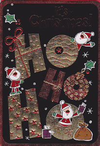 Christmas  Open Card-