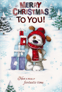 Christmas  Open Card-