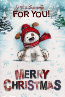 Christmas  Open Card-