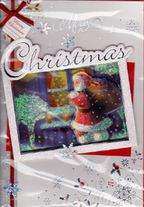 Christmas  Open Card-