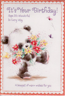 Birthday Open Card-