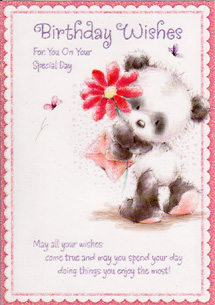 Birthday Open Card-