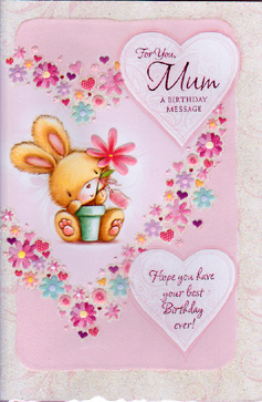 Birthday Mum Mother Card-
