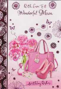 Birthday Mum Mother Card-