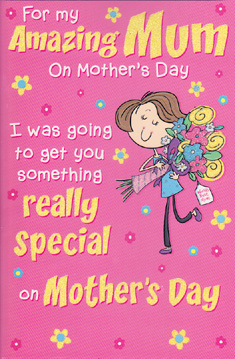 Mothers Day Mum Mother Card-