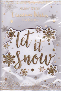 Christmas  Open Card-
