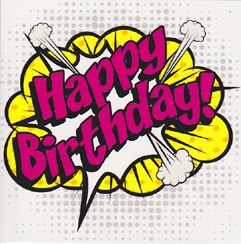 Birthday Open Card-