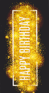 Birthday Open Card-