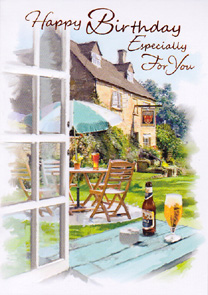 Birthday Open Card-