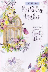Birthday Open Card-