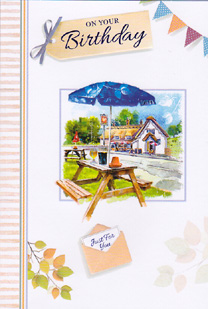 Birthday Open Card-
