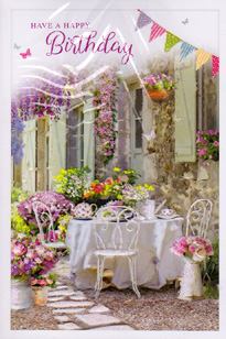 Birthday Open Card-