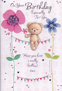 Birthday Open Card-