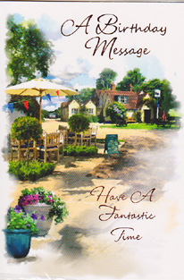 Birthday Open Card-