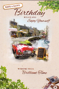 Birthday Open Card-