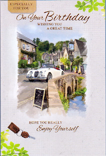 Birthday Open Card-