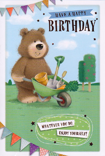 Birthday Open Card-