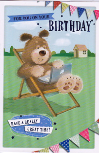 Birthday Open Card-