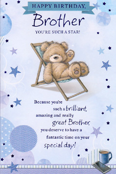 Birthday Brother Card-