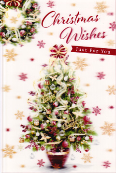 Christmas  Open Card-