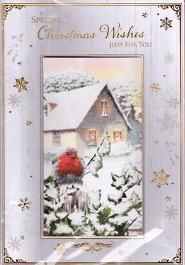 Christmas  Open Card-