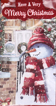 Christmas  Open Card-