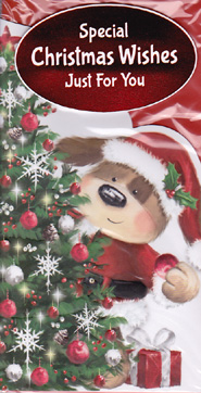 Christmas  Open Card-