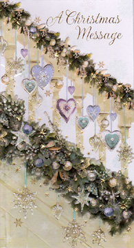 Christmas  Open Card-