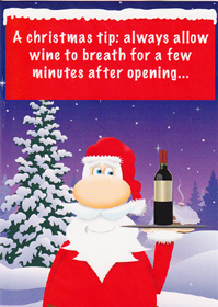 Christmas  Open Card-
