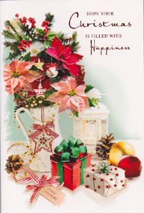 Christmas  Open Card-