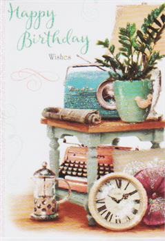 Birthday Open Card-