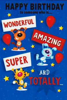Birthday Open Card-