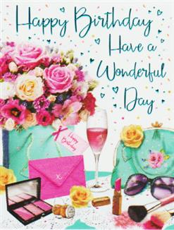 Birthday Open Card-