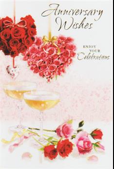 Anniversary Open Card-