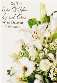 Symphathy Open Card-
