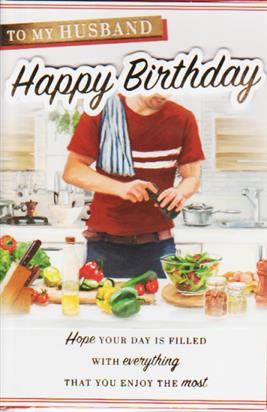 Birthday Husband Card-