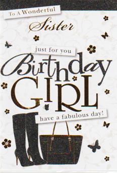 Birthday Sister Card-