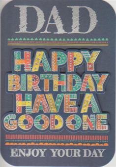 Birthday Dad Father Card-